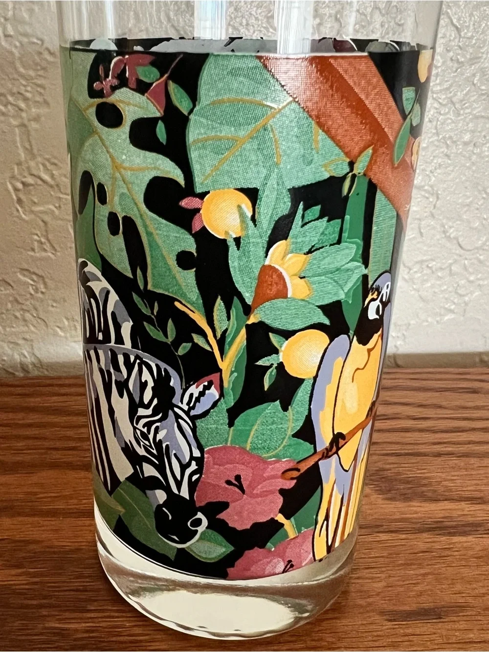 Rare Vintage 12 Oz Rain Forest Highball Glasses By: Vitromaster